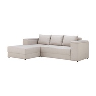 Nearra โซฟา โซฟาผ้าปรับนอน โซฟาผ้าปรับนอน L-shape Sofa รุ่นสตีเฟ่น - สีน้ำตาลอ่อน (เลือกข้างL-Shapeไ
