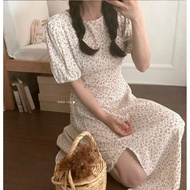 [8768] Floral Long Dress