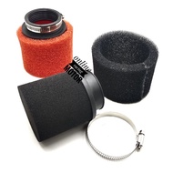 Foam Carburetor filter 48mm Air filter double Sponge cleaner Carburetor PE pwk motor 28 30 Etc