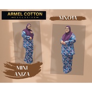 Baju Kurung Mini 5XL | 6XL | 7XL |Aniza Armel Cotton | Plus Size | Ready Stock