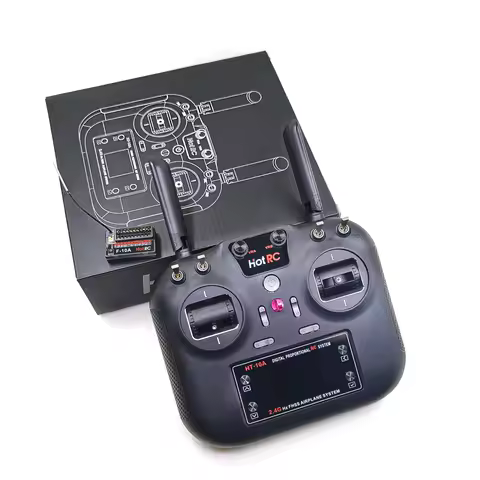 RC Hotrc HT-8A / HT-10A 2.4G 8CH/10CH Transmitter HT8A Remote Control with F-08A Receiver For RC Air