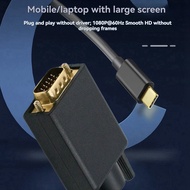 USB-C to VGA Adapter Type-C to D-Sub 15Pin VGA Converter Cable for USB 3.1 Mobile Phone Laptop Monit