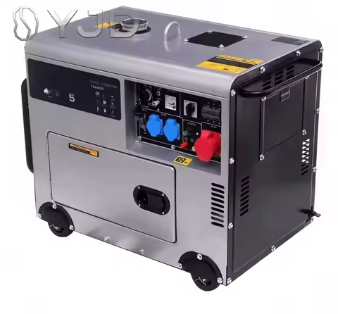 Portable Small AC 3 Phase Super Silent Diesel Generators With Strong Power 5 6 8 10KW 20KVA Diesel G