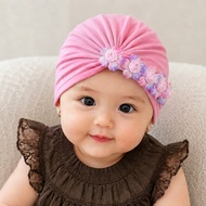 GASYIL Rainbow Flower Baby Turban newborn baby ciput/ Baby Turban/ Baby Girl Turban/ Baby Headband B