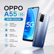 OPPO A55 5G Mobile Phone | 8GB RAM + 256GB ROM | 6.51 Inch LCD | 5000mAh | 50MP | Dual Nano-SIM