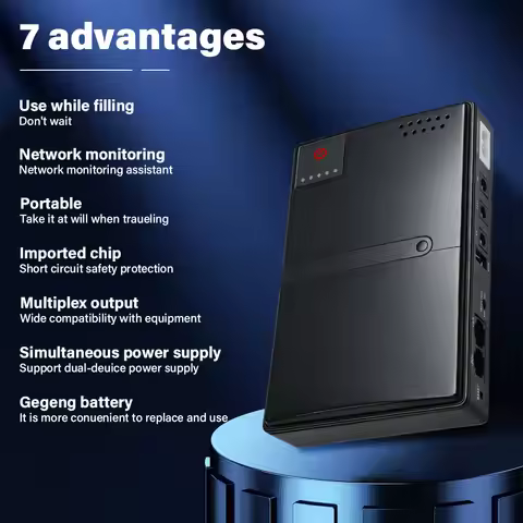 NEW 1018L Uninterruptible Power Supply DC Without Battery UPS Power Router Optical Cat Built-in Adap
