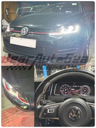 VW Golf 7 液晶錶版 & 7.5代 紅邊大燈