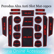 Perodua Alza - Interior Slot Mat ( 19pcs )