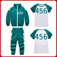 Cosplay Costume for Kids Boys and Girls 456 Digital Printing Tracksuits Jackets + Pants + T Shirt 3p
