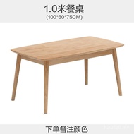 Dining Table Simple Furniture Oak Small Apartment Household Modern Foshan Dining Table Combination F