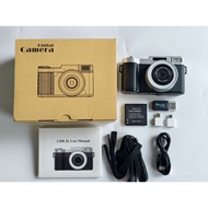 JY FSD-R2L 4K Flip Screen Digital Camera with Beauty Light, CCD Digital Camera, Autofocus, Selfie Ca