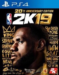 (預購2018/9/11特典依官方公布)PS4 美國職業籃球 NBA 2K19 中文版