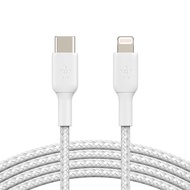 Belkin Braided USB-C to Lightning Cable (1m / 3.3ft, White)