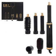 Ukliss Hair Dryer 5 in 1 Styler Negative Ionic Technology with Curler Straightener Fast Styling for 