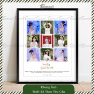 Dk Decor Custom Designed Photo Frames - Diverse Sizes of Frames A4, A5, A3... Picture Frame with Mul
