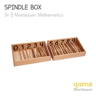 Montessori Spindle Box Game
