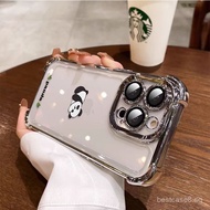 3 in1 Panda Case For Honor 400 Lite 400 PRO 100 PRO 200 300 PRO 300U Phone Case Soft Anti fall prote