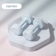 FUYOGI Iron Dumbell Set 1KG/2KG/3KG Hexagon Dumbbell Gym Fitness Exercise Home Weight Training Worko