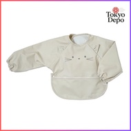 10mois Meal Pouch Long Sleeve Cat Ivory