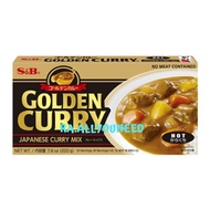 Golden Curry Hot / Japanese Curry Mix Hot 220gr