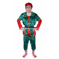READY STOCK Adult Christmas costume Elf Men Santa Costume Movie Character Story Book Character Hallo
