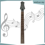 [AmlesoMY] Electric Guitar Neck Replacements, 24 Frets Electric Guitar Neck Rosewood