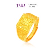TAKA Jewellery 999 Pure Gold Ring (Fa)