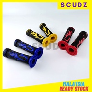 Fire Bicycle Handle Bar Rubber BMX FIXIE BIKE HANDLE GRIP Cengkaman Pemegang Basikal 火焰款自行车手把 [MALAY