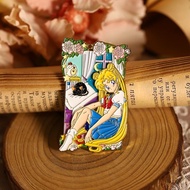Sailor Moon Merchandise Two-Dimensional Brooch High-Value Moon Hare Badge Metal Badge Girl Gift Acce
