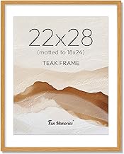 Fun Memories 22x28 Picture Frame, Teak Wood
