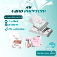 ARAMADA🔥A6 CARD PRINTING ARTCARD / CARD PRINT / KAD KAHWIN / KAD UNDANGAN