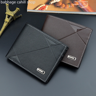 Short Men Wallets Card Holder Zipper Coin Pocket Mens Wallet