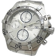 TAG HEUER Aquaracer CAF2111 男士腕錶，不鏽鋼錶殼，自動機械機芯，銀色錶盤/銀色錶帶 [二手]