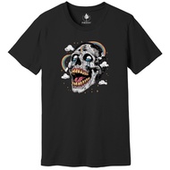 Floral Skull T-Shirt, Boho Outfit, Wild Flowers Shirt, Neon Skull Shirt, Grunge