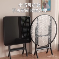 Round Table Table Balcony Home Folding Dining Table Square Table Small Apartment Outdoor Stall Simpl