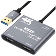 HDMI Video Capture CardทีวีLoop 1080Pเกมการบันทึกแผ่นที่ถ่ายทอดสดกล่องUSB 3.0 GrabberสำหรับPS4กล้อง