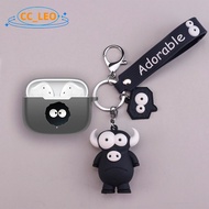 Case for Honor Choice EarBuds X7e Active Silicone Soft Case Cute Sanrio Cartoon Totoro Snoopy Keycha