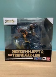 海賊王 one piece 5週年 figure zero 路飛x羅