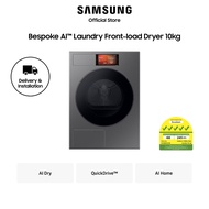 Samsung DV10DB94A0GDSP Bespoke AI™ Laundry Dryer,10kg, Dark Silver