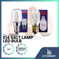 KNY_ THL Tungsram E14 Bulb 15W Salt Lamp Screw Cap Refrigerator Light Mentol Peti Sejuk Lampu Garam Meja Warm Lighting