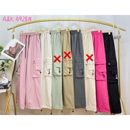MS4928 CARGO PANT KOREA VIRAL WOMEN MUSLIMAH FASHION