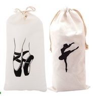 4pcs Ballet Shoe Bag: Pointe Shoe Bags - Drawstring Pouches Slipper Organizer Supplies For Women Gir