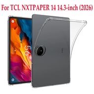 For TCL NXTPAPER 14 14.3 inch 2026 clear transparent TPU tablet case