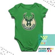 CUTE MILWAUKEE BUCKS 2 Baby Jumper | Baby Clothes 0 - 12 months