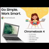 Samsung Chromebook 4 Laptop 11"6 HD 32GB 4GB Garansi Resmi SEIN