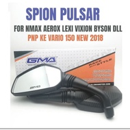 Bajaj pulsar Gma Carbon Clear Glass Mirror Nmax Aerox lexi mio soul gt vario 150 new Universal Yamah