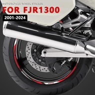 Motorcycle Wheel Sticker Waterproof Rim Decal 17 Inch Strip Tape for Yamaha FJR 1300 FJR1300 Accesso