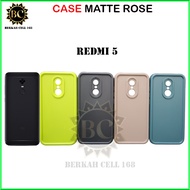 BCR168- CASE MATTE ROSE REDMI 5 5A GO PRO MI A2 LITE 7 7A 8 8A PRO 9 9A9C 10A 9T 10 4G 5G 12 4G 12C 