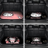 75*100CM Car Trunk Mat Accessories Hello Kitty Cartoon Easy To Wash No Marks Suitable For All Models
