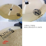 ฉาบไชน่า (แฉหงาย) ขนาด 18 นิ้ว China Cymbal King Dragon X Amor และ รุ่น King B20 (ลูกตุ้ม) เสียงสาด 